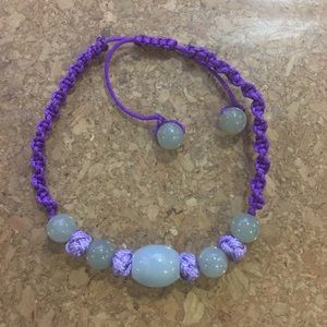 Beautiful jade cotton bracelet